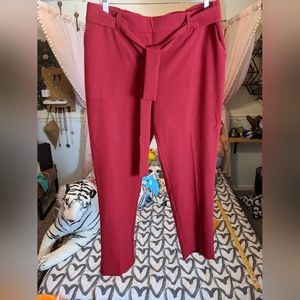 Red Nicole Miller pants size L